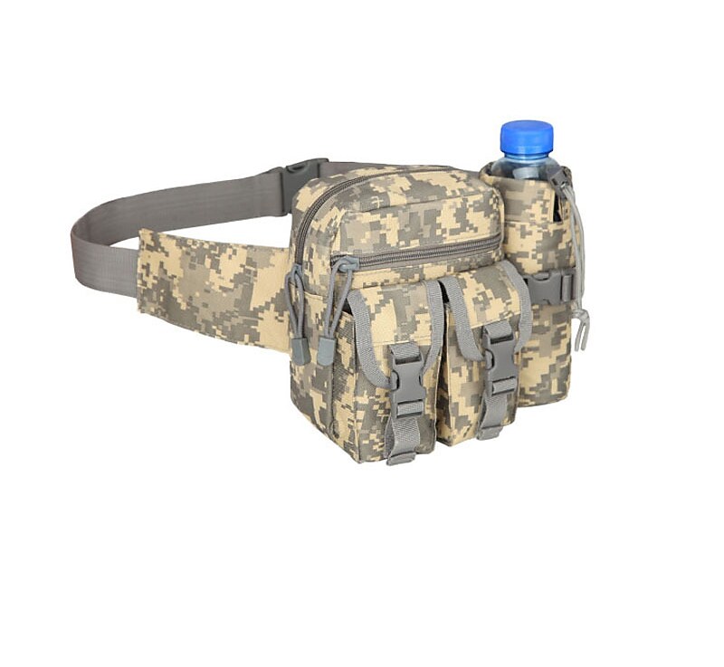 Waist pack Outdoor Camping Hunting Military Climbing Hiking Wear Resistant Muti-pockets Zippered Multifunctional Camo Fanny Pack