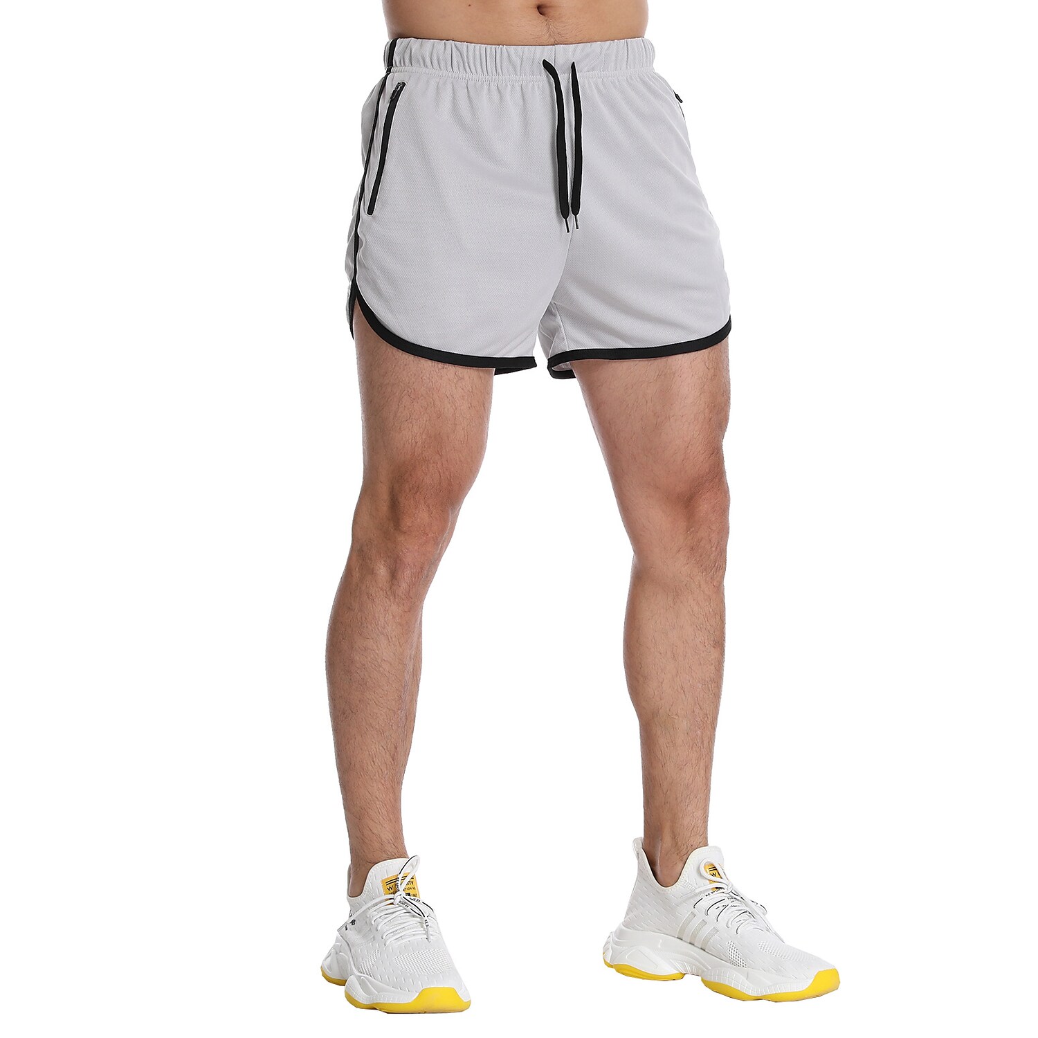 Men's Swimming Beach Casual Fashion Drawstring Comfortable Breathable Pockets Plain Swimming Trunks Shorts