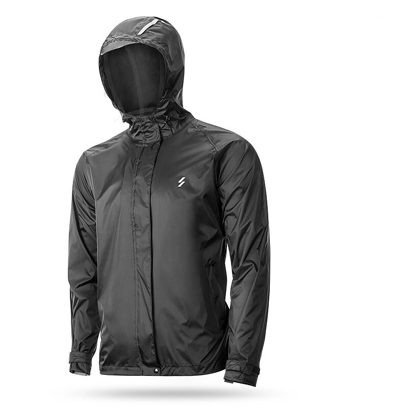 Men's Outdoor Climbing Fishing Casual Quick Dry Water Proof Zippered Smooth Breathable Solid Color Hooded Long Sleeve