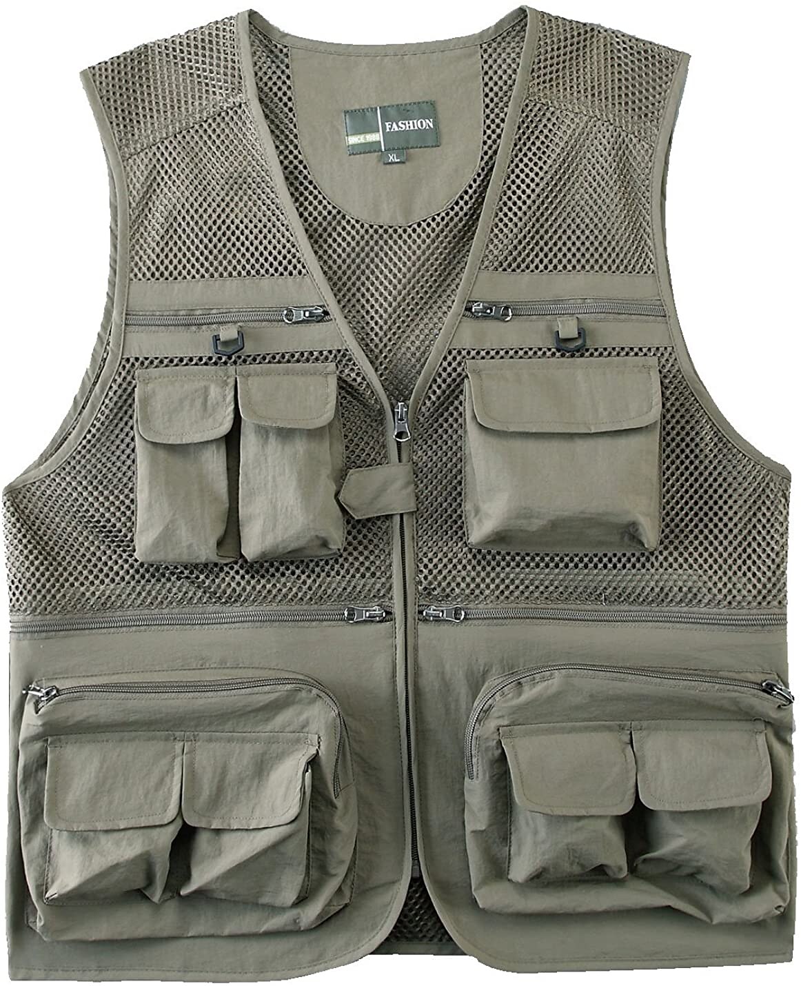 Men's Hunting Hiking Traveling Photograghy Fishing Outdoor Work Lightweight Quick Dry Multi Pockets Vest