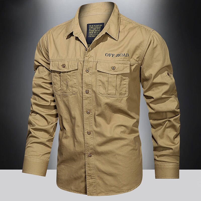 Men's Outdoor Hiking Climbing Fishing Comfortable Quick Dry Breathable Lightweight Plain Long Sleeve Shirt