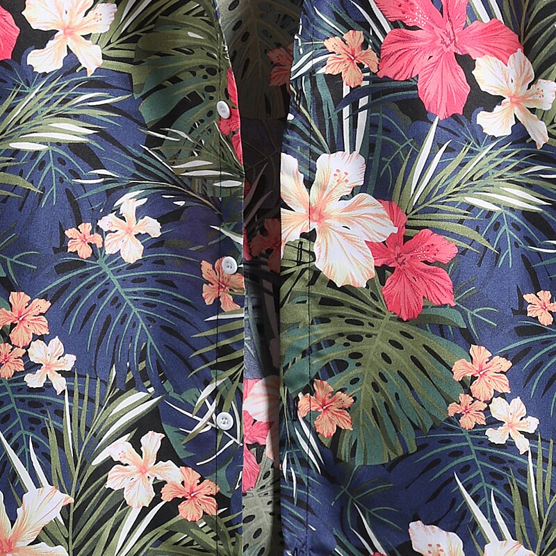 Men's Hawaiian Shirt Graphic Prints Beach Turndown Casual Holiday Shor
