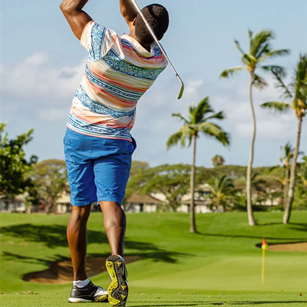 Men's Women's Matching polo Polo Shirt Golf Shirt Breathable Quick Dry Soft TopStripes Summer Spring Gym Workout Golf Badminton