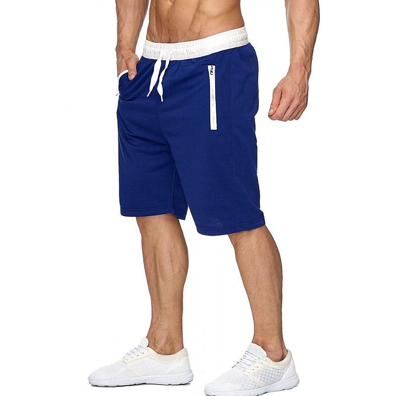Men's Outdoor Sport Street Casual Breathable Light Comfortable Drawstring Pockets Plain Shorts
