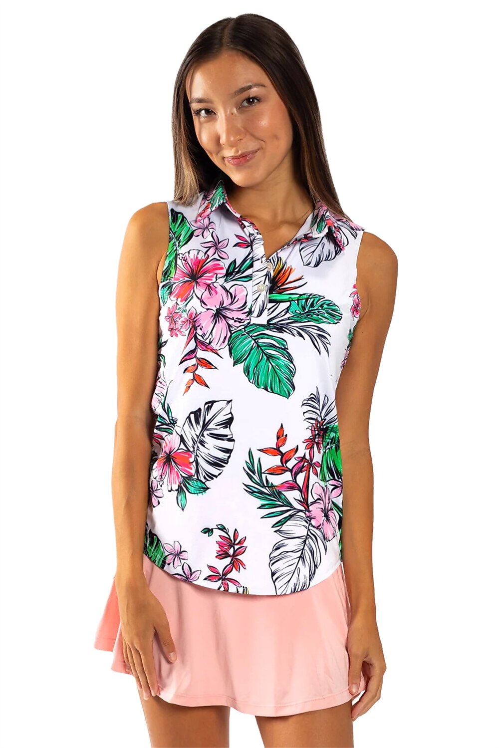 Men's Women's Matching polo Polo Shirt golf apparel Breathable Quick Dry Lightweight Top Floral Summer Golf