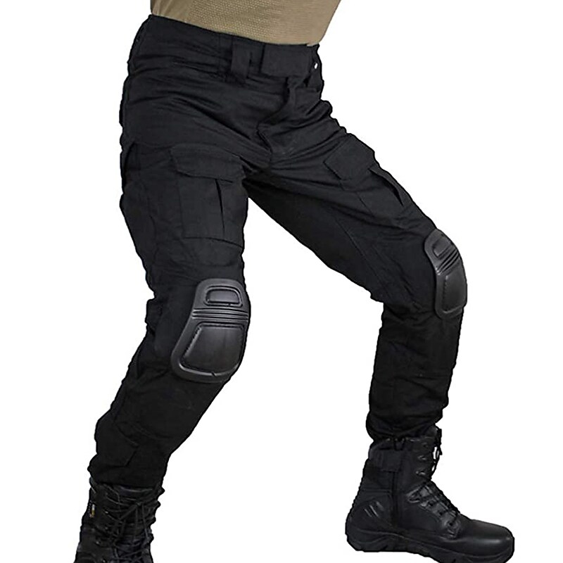 Men's Hiking Outdoor Tactic Working Muti-pockets Wear Resistant Zippered Camo Cargo Trouser