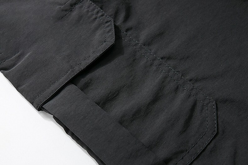 Men's Hiking Outdoor Casual Convertible Waterproof Breathable Quick Dry Sweat-wicking Solid Color Trousers