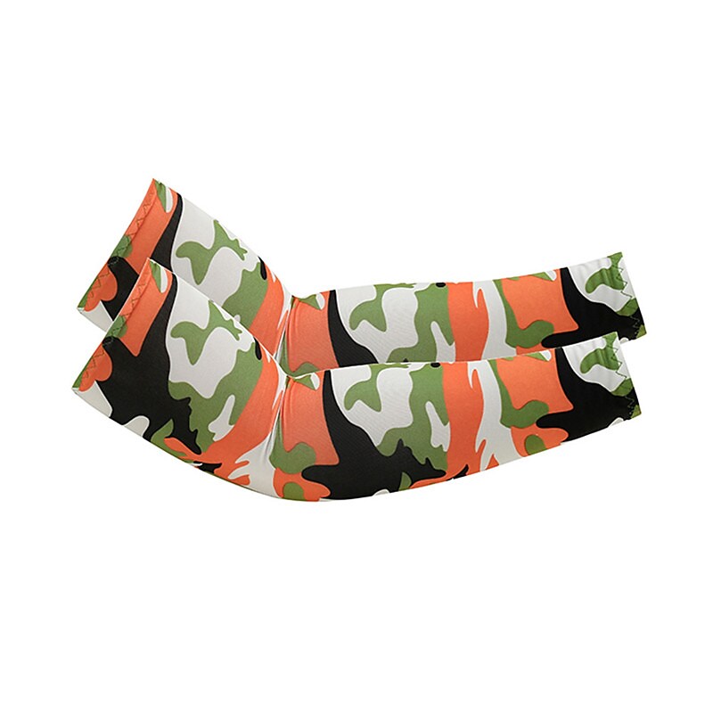 Unisex Outdoor Hiking Casual Runing Cycling Fishing Wear Resistant Quick Dry Breathable Lightweight Stretch UV Protection Sun-protection Camo Oversleeve