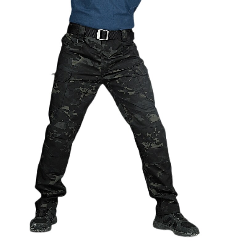 Men's Work Pants Hiking Cargo Pants Tactical Pants Waterproof Ripstop Windproof Multi-Pockets Camo / Camouflage Bottoms for Hunting Hiking 