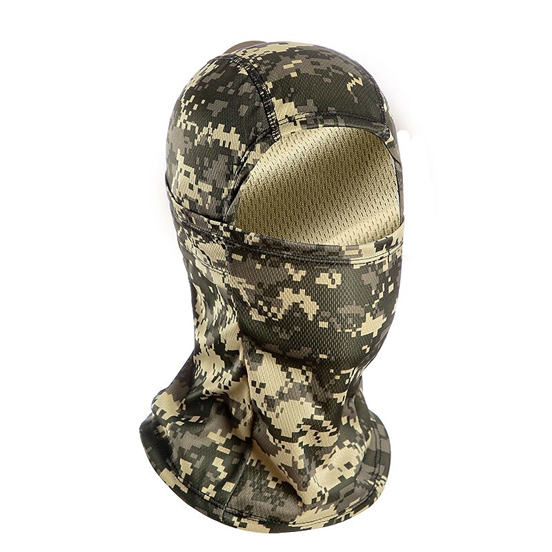 Men's Cycling Hunting Outdoor Snowboard UV Sun Protection Windproof Warm Quick Dry Camo Face Mask