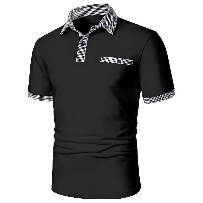 Men's Golf  Casual Vacation Fashion Comfortable Breathable Soft Plain Short Sleeve Polo Shirt