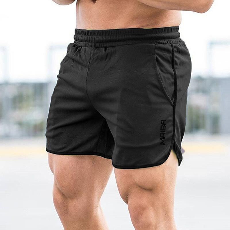 Men's Outdoor Fitness Runing Sport Quick Dry Lightweight Breathable Comfortable Plain Shorts