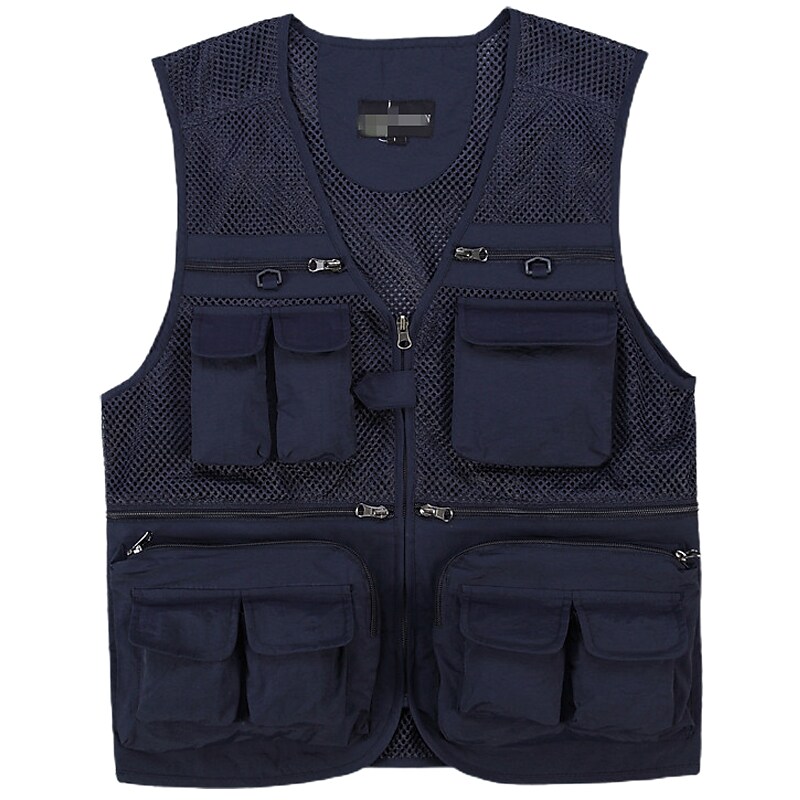 Men's Hunting Hiking Traveling Photograghy Fishing Outdoor Work Lightweight Quick Dry Multi Pockets Vest