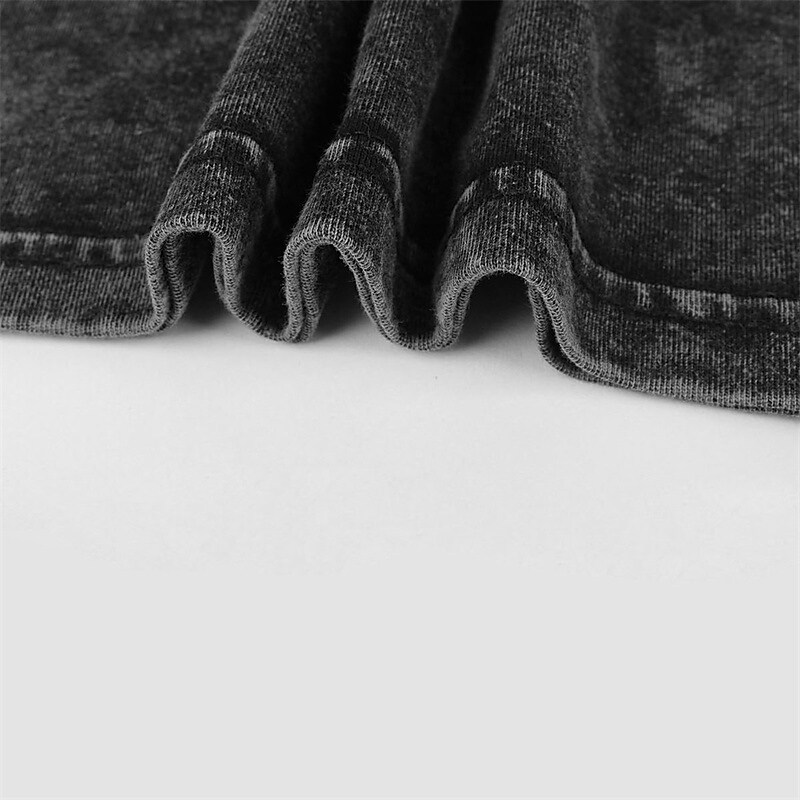 Men's Henley Shirt Graphic Tee 100% Cotton Acid Wash Shirt Graphic Prints National Flag Henley Hot Stamping Street Vacation Short Sleeves Print Top