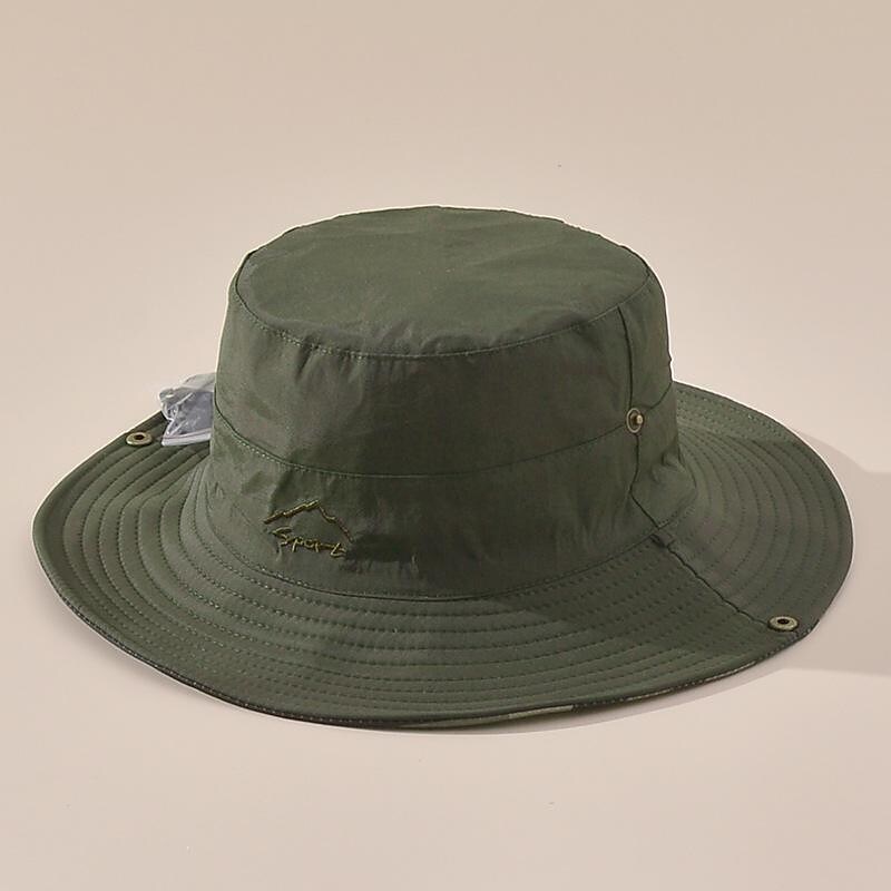 Men's Women's Sun Hat Bucket Hat Fishing Hat Summer Outdoor Packable Waterproof Portable UV Sun Protection Hat ArmyGreen Navy Blue Light Grey for Hunting Fishing Climbing