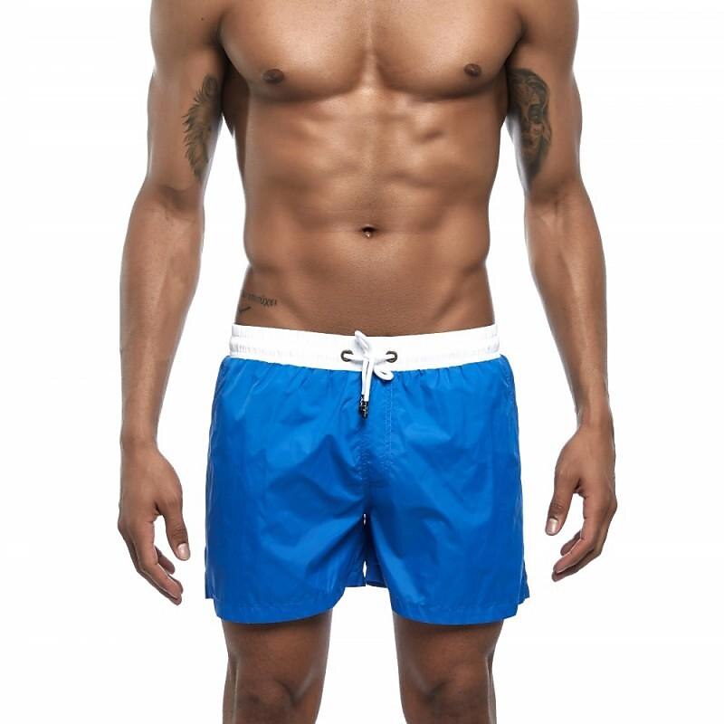 Men's Swim Beach Sports Lightweight Quick Dry Water Proof Drawstring Breathable Swimming Trunks Shorts