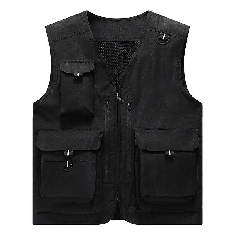 Men's Outdoor Hiking Fishing Climbing Comfortable Breathable Sleeveless Vest Jacket Top