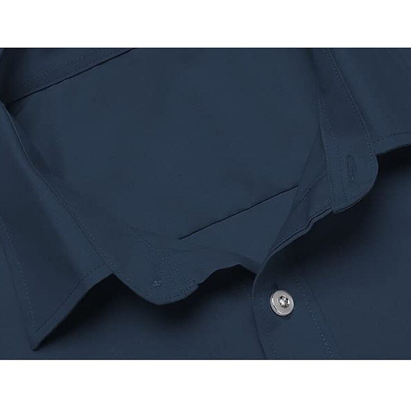 Men's Work Outdoor Casual Fashion Lightweight Comfortable Stand Collar Button Shirt
