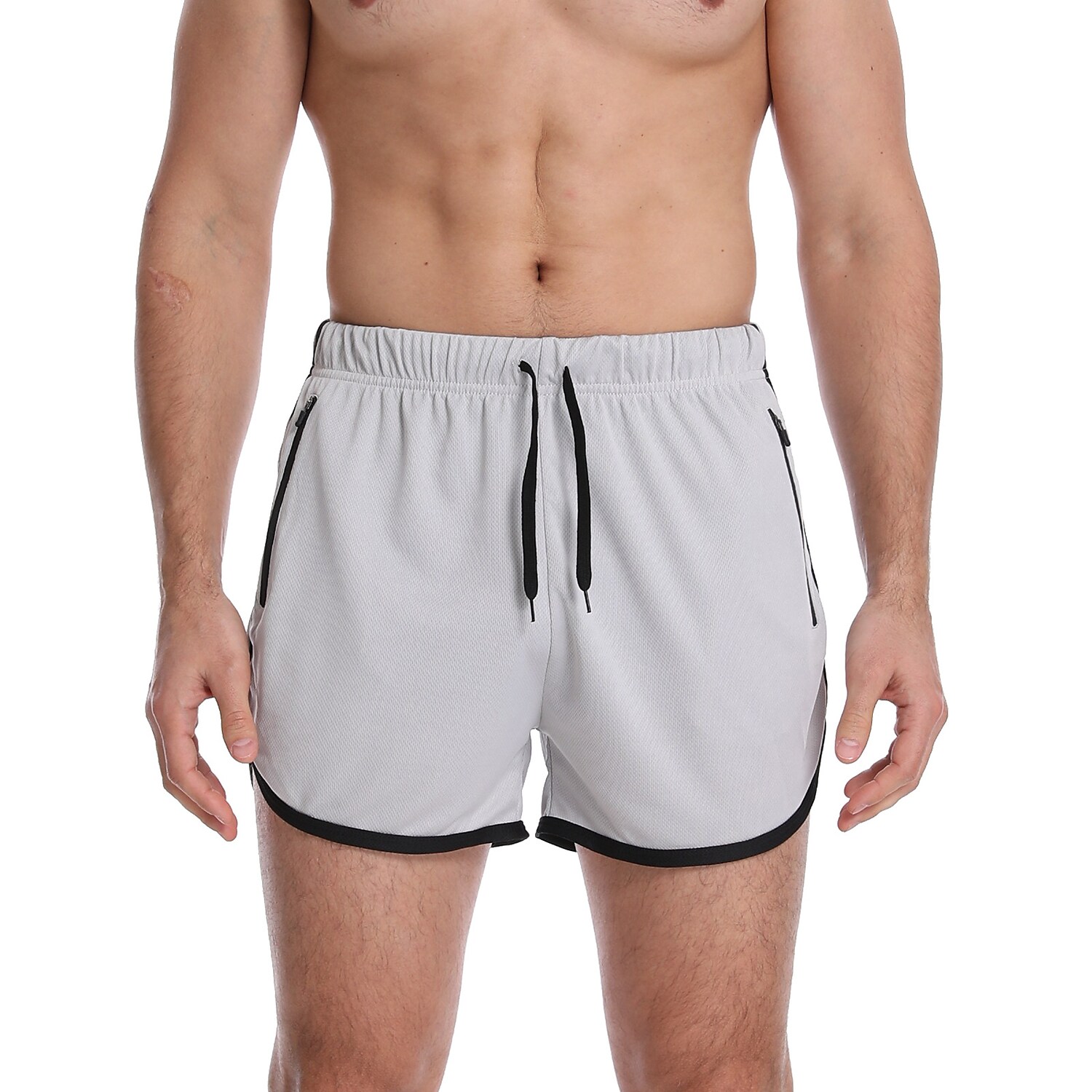 Men's Swimming Beach Casual Fashion Drawstring Comfortable Breathable Pockets Plain Swimming Trunks Shorts