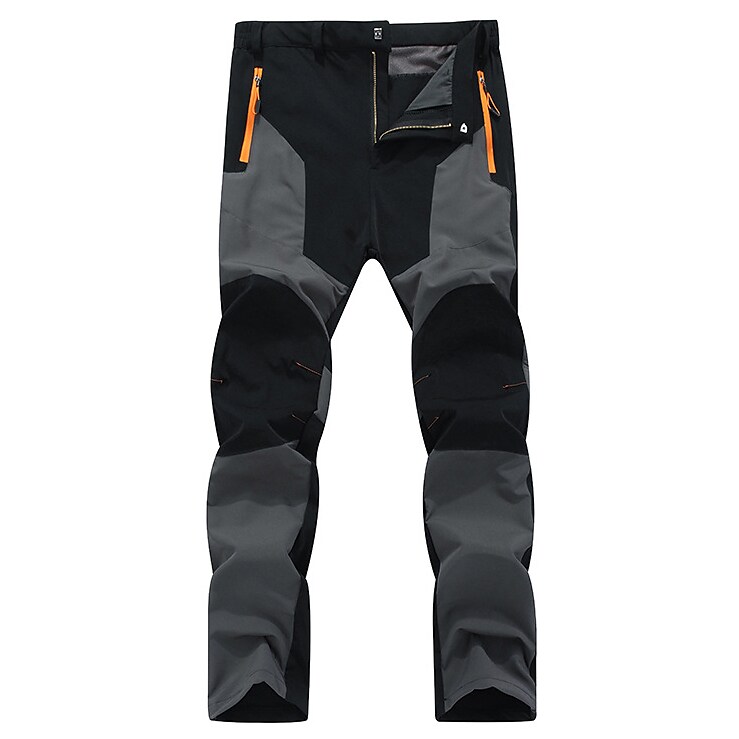 Men's outdoor work casual waterproof quick drying stretch zipper side pocket trousers