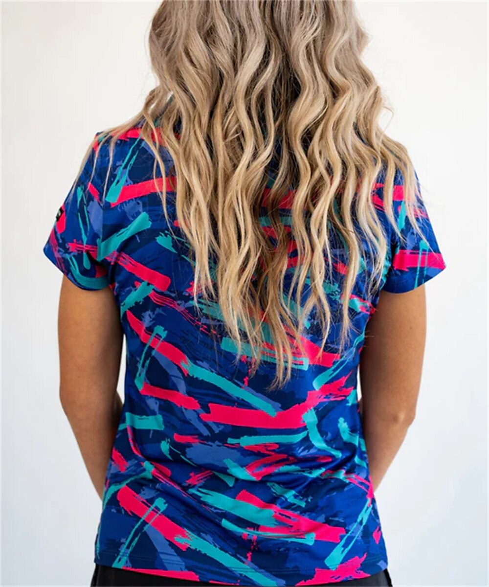 Men's Women's Matching polo Polo Shirt golf apparel Breathable Quick Dry Lightweight Short Sleeve Top Printed Summer Golf