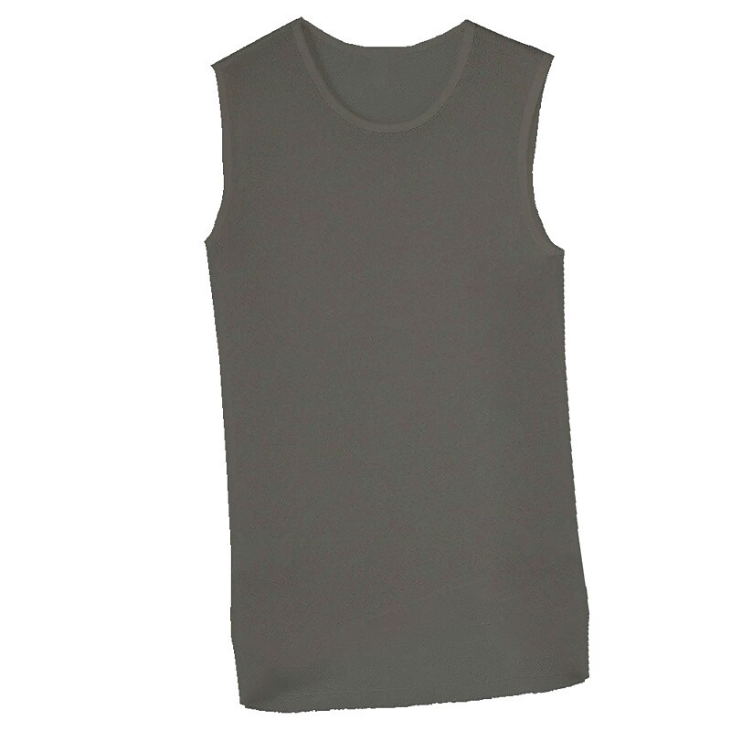 Men's Outdoor Casual Vacation Beach Lightweight Comfortable Quick Dry Breathable Plain Round Neck Sleeveless Vest