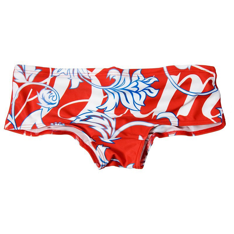 Men's Swimming Beach Fashion Hawaiian Comfortable Drawstring Breathable Lightweight Pattern Print Swimming Trunks Shorts