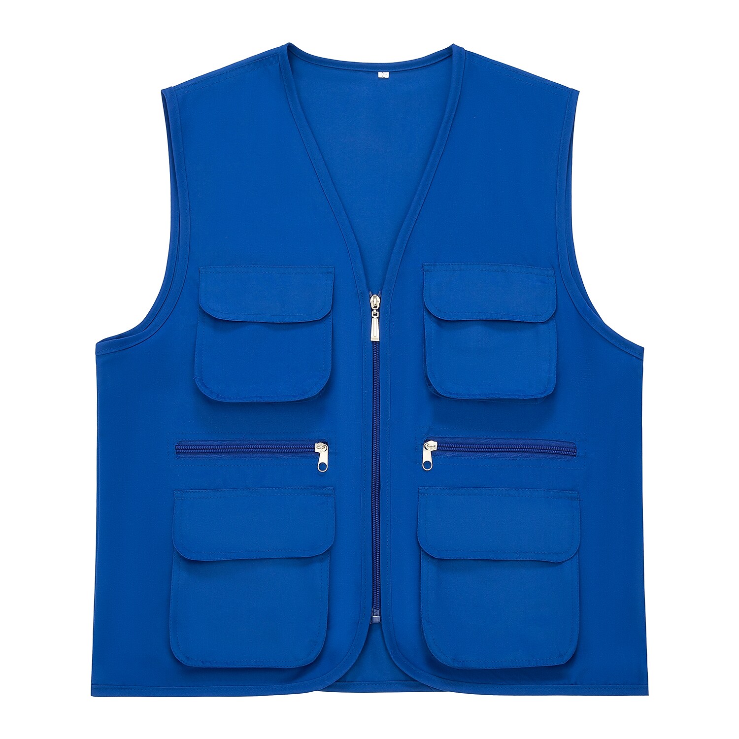 Unisex Outdoor Hunting Fishing Climbing Muti-pockets Wear Resistant Breathable Lightweight Solid Color Vest