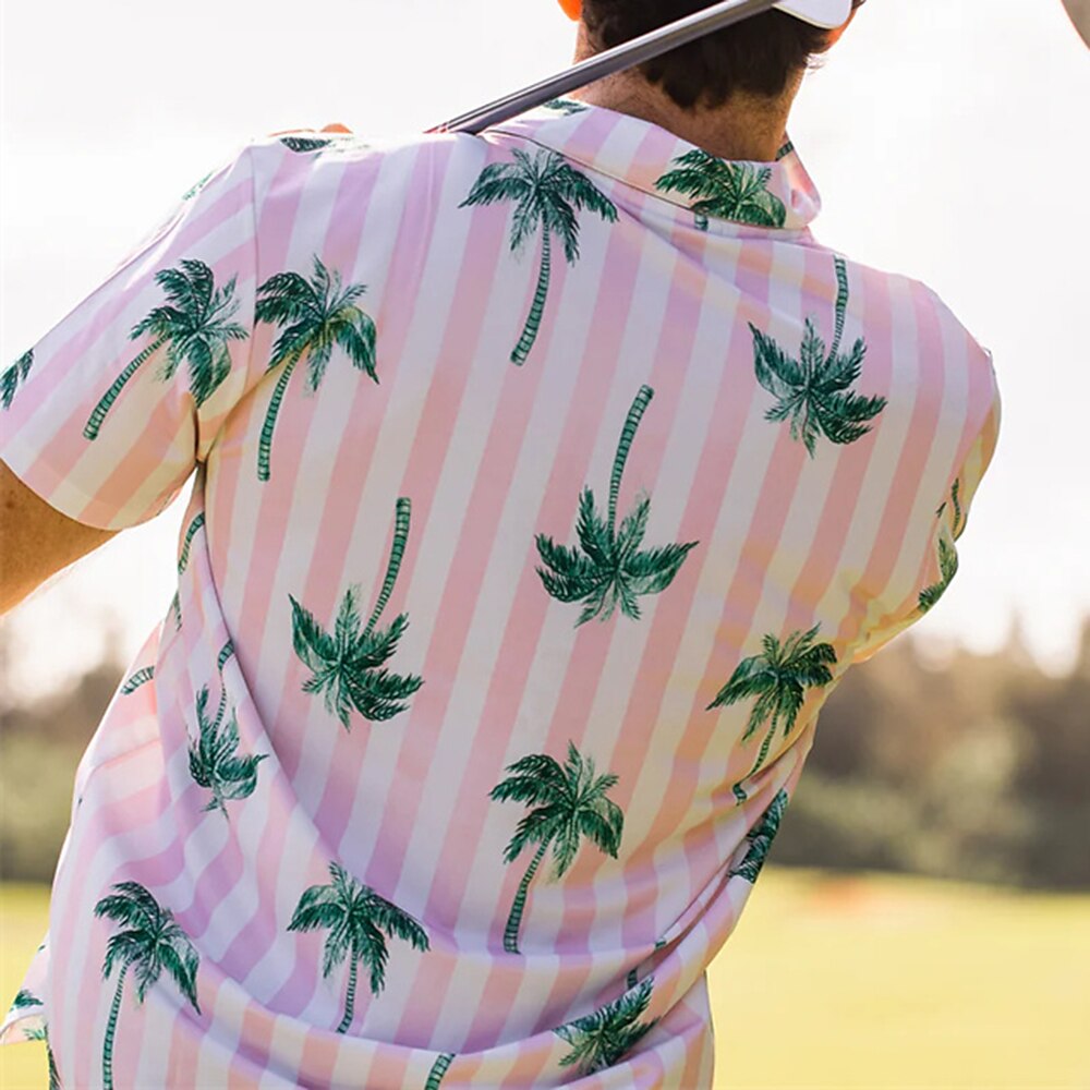 Men's Women's Matching polo Polo Shirt Golf Shirt Breathable Quick Dry Soft Short Sleeve Top Regular Fit Printed Summer Spring Gym Workout Golf Badminton