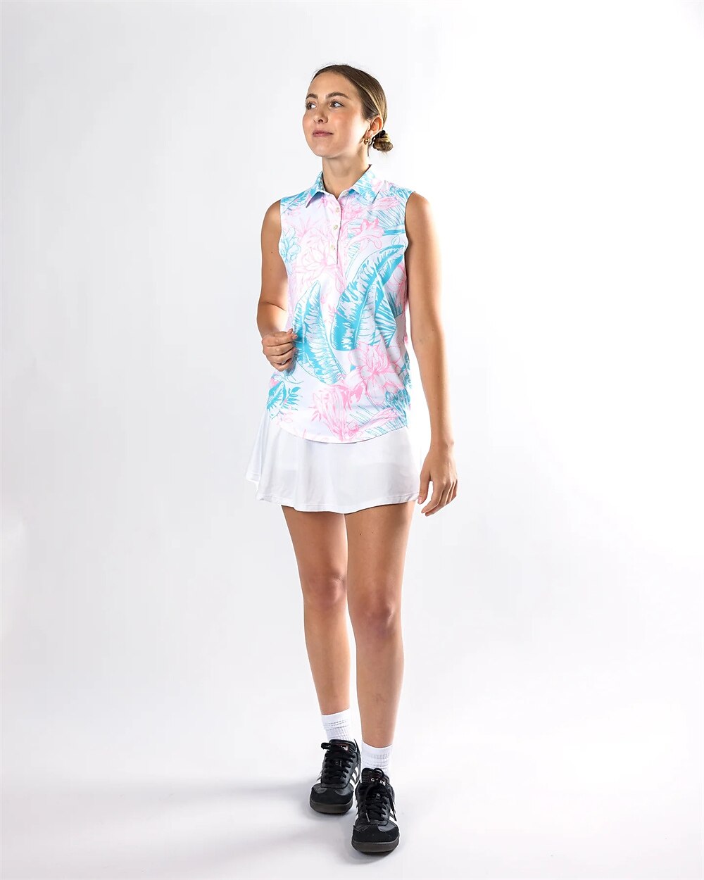 Men's Women's Matching polo Polo Shirt golf apparel Breathable Quick Dry Lightweight Top Geometry Summer Golf