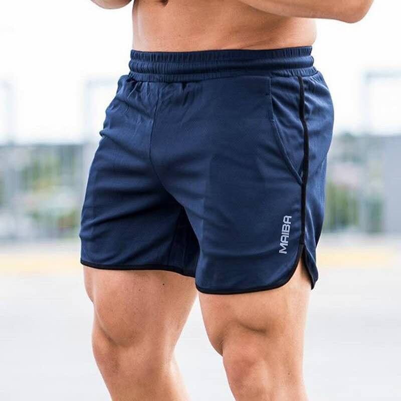 Men's Outdoor Runing Sport Fitness Breathable Light Comfortable Pockets Plain Shorts