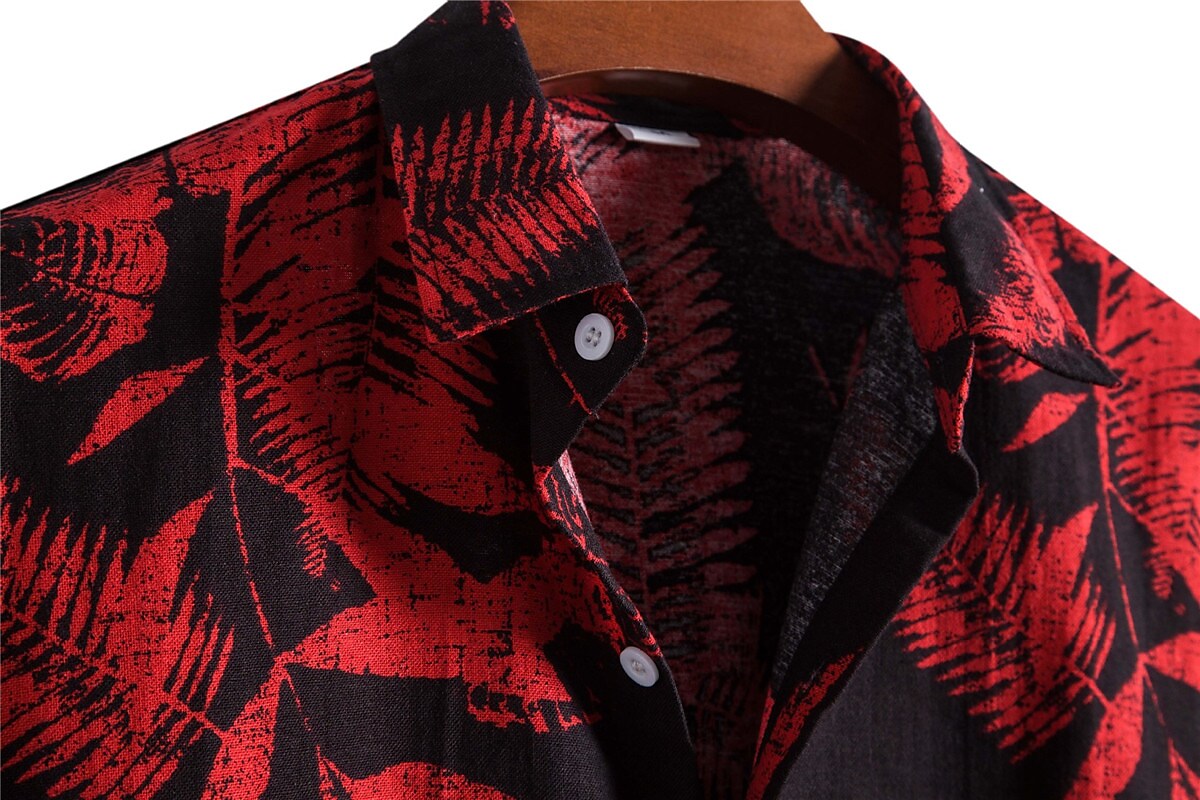 Men's Hawaiian Shirt Graphic Prints Beach Turndown Casual Holiday Shor