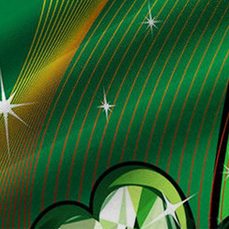 Men's Shirt Cat Graphic Prints Clover Turndown Outdoor Street Short Sl