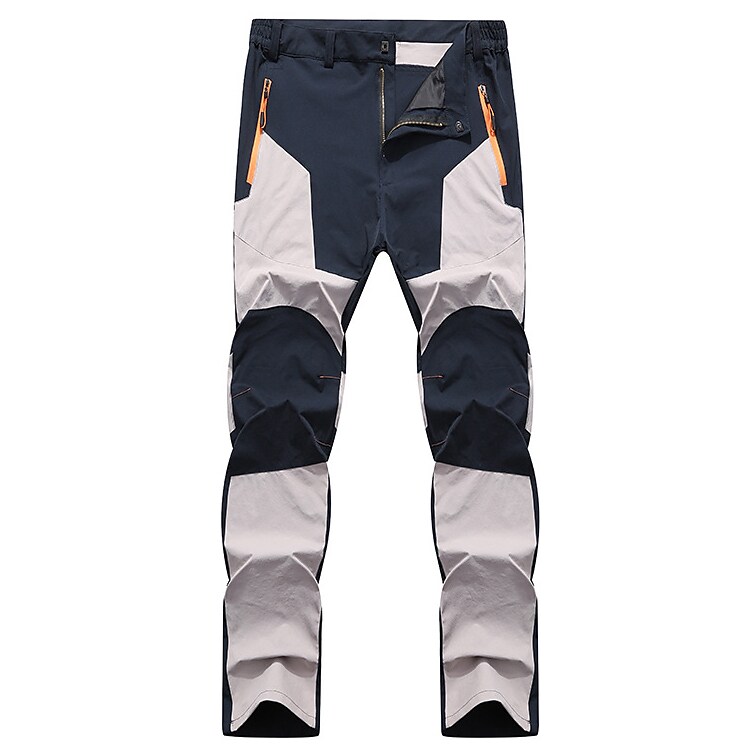 Men's outdoor work casual waterproof quick drying stretch zipper side pocket trousers