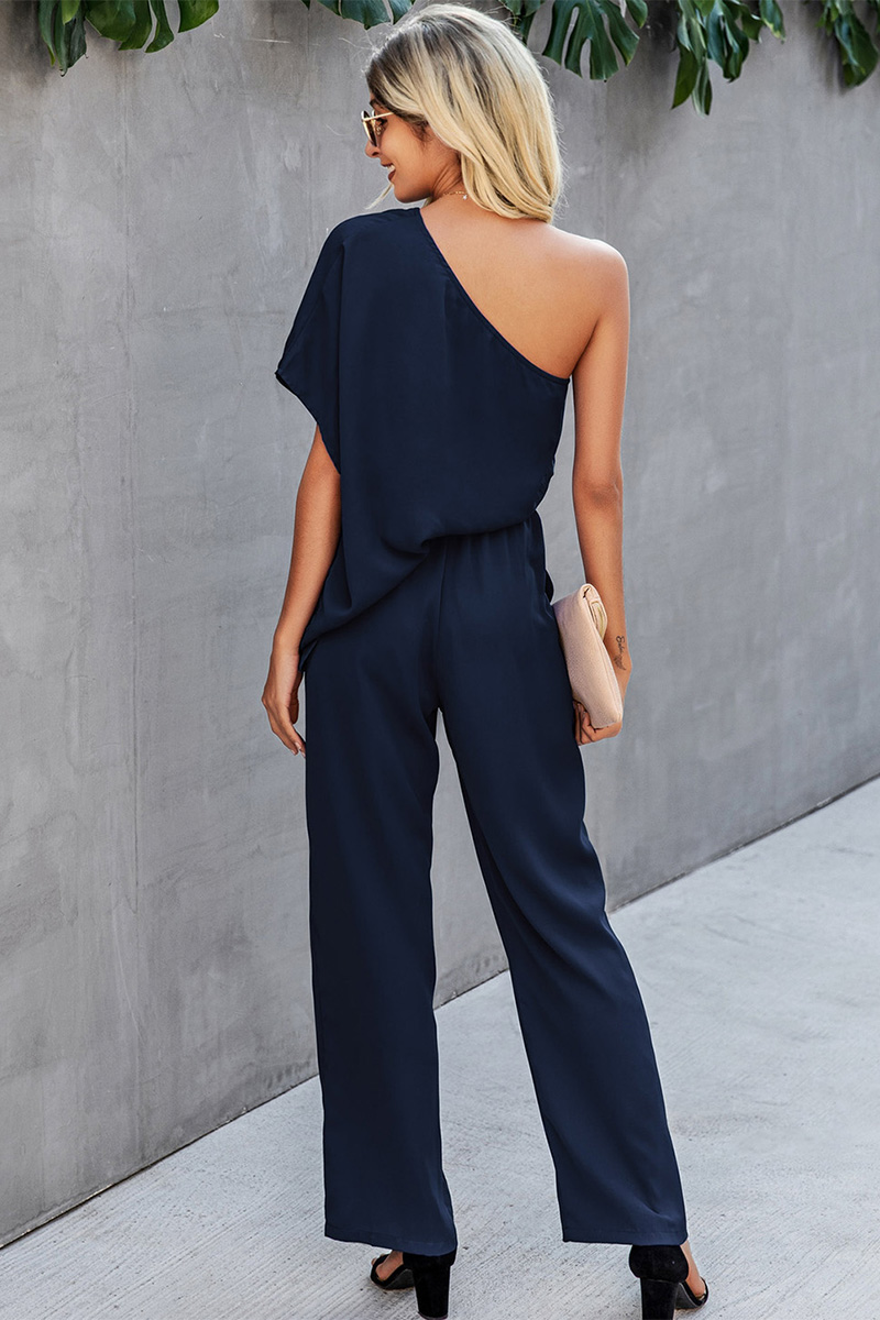 Georgina Recipe For Success One Shoulder Jumpsuit