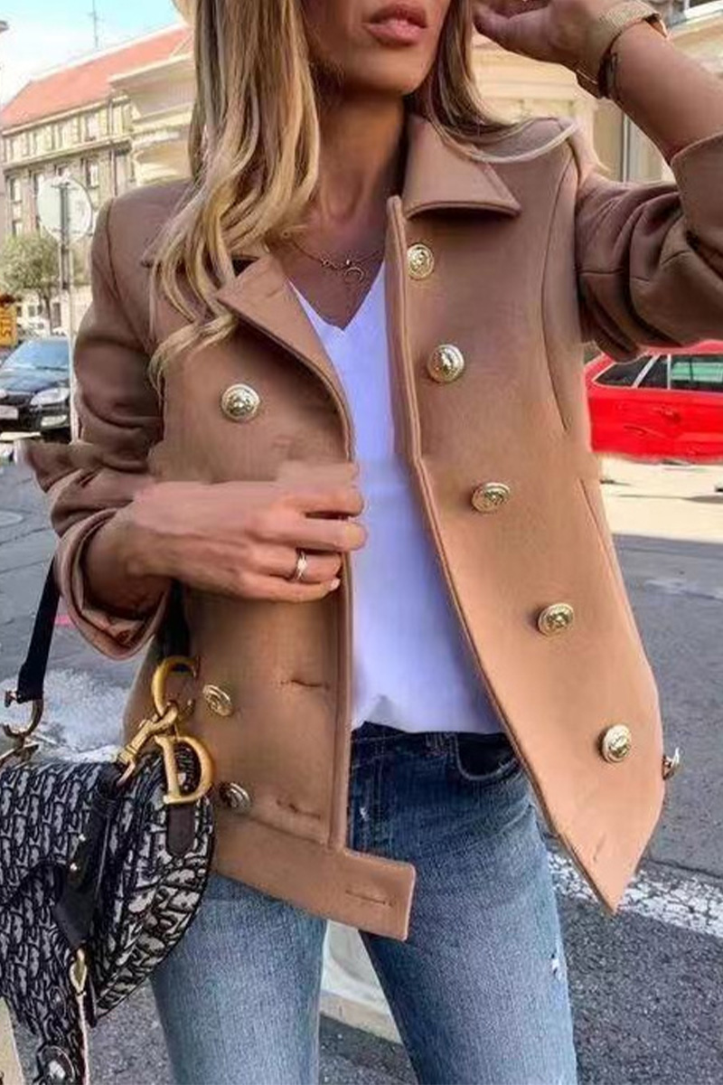 Jessica British Style Double Breasted Coat