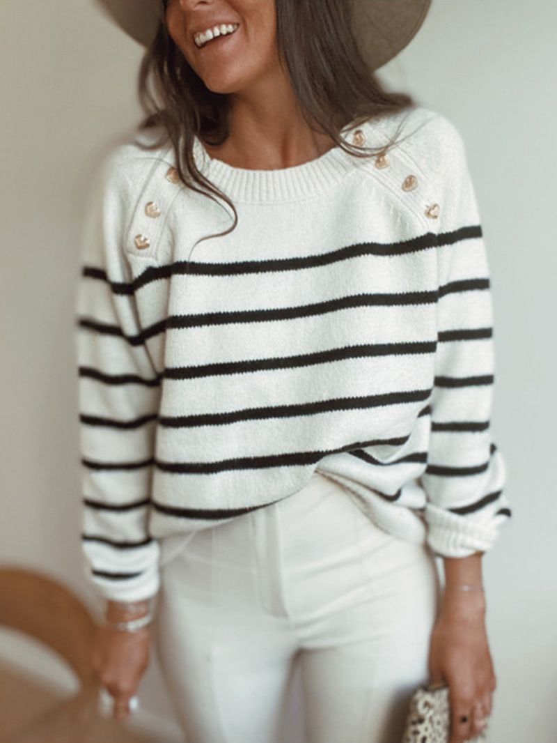 Tricia Stripe Pullover Sweater