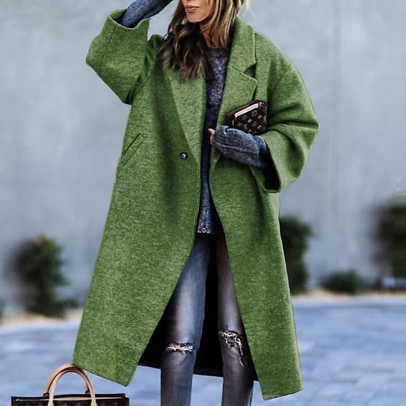 Shepicker Women's Coat Casual Daily Street Style Outdoor Street Cardigan