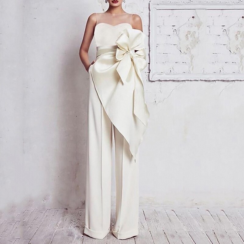 Shepicker Floral Bandeau Casual Street Sleeveless Jumpsuit