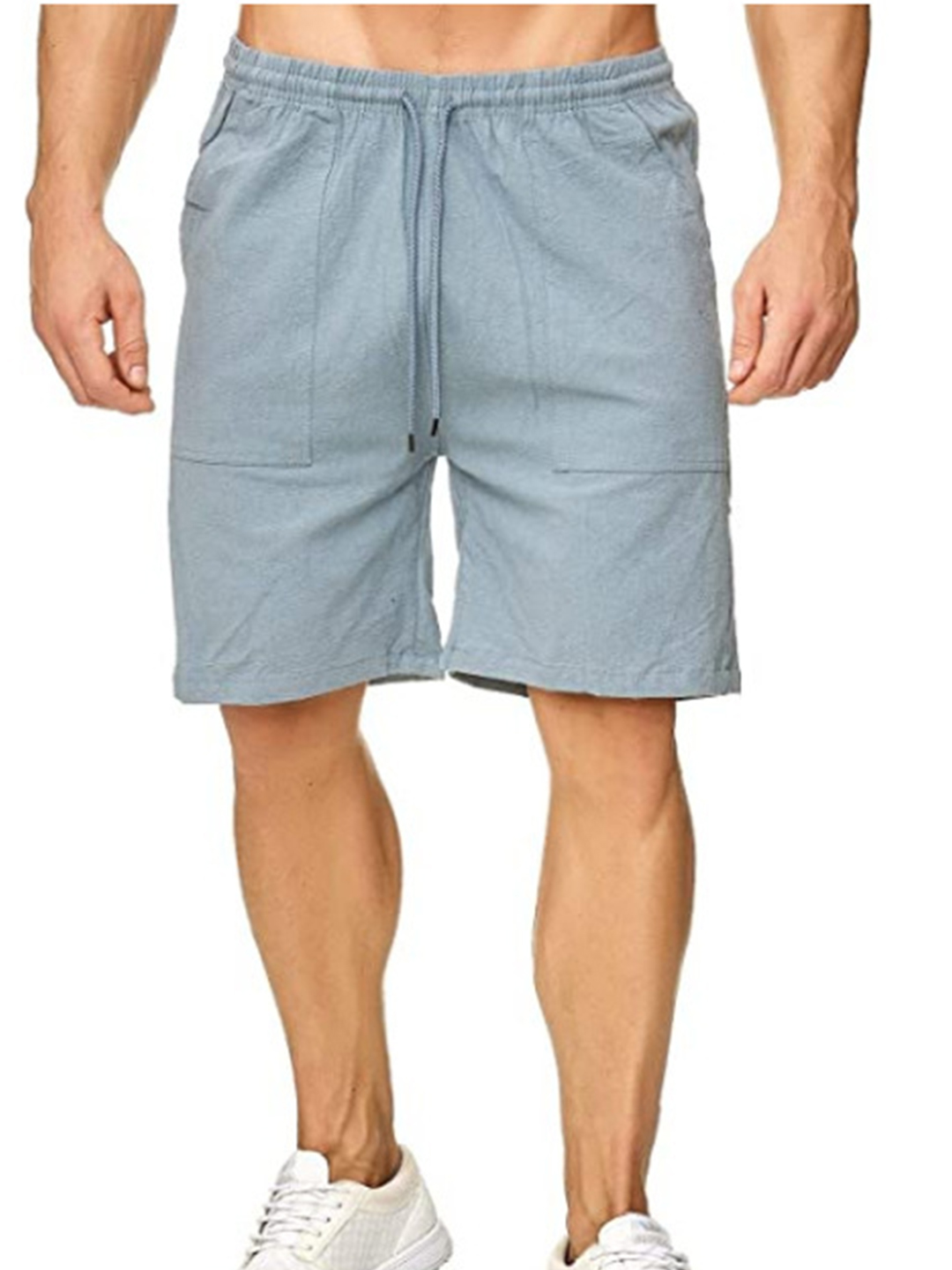 Men's Casual Linen Breathable Running Shorts