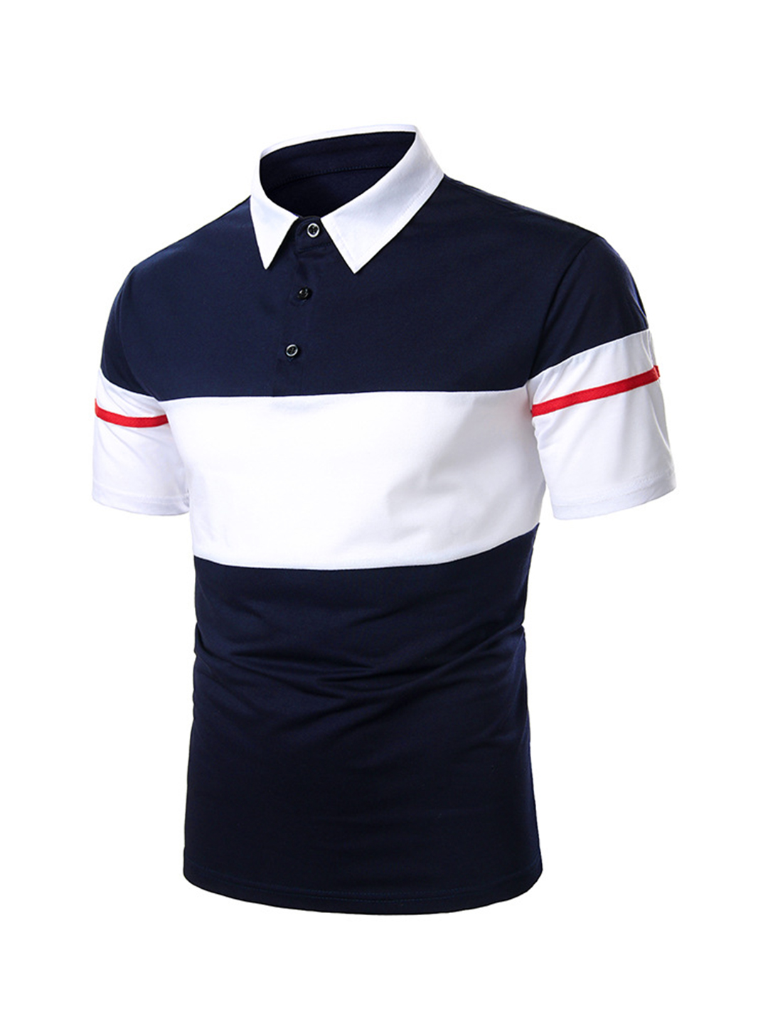 Men's Polo Collar Breathable Business T-shirt