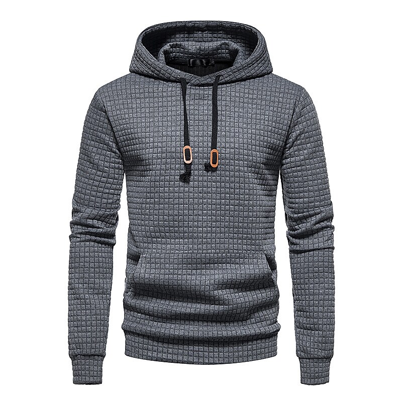 Men's Pullover  Lace up Hoodie 