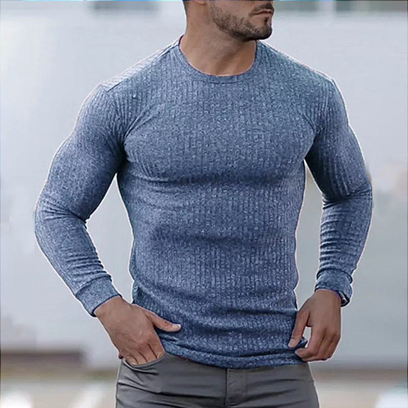 Men's Long Sleeve Breathable Fitness T-Shirt