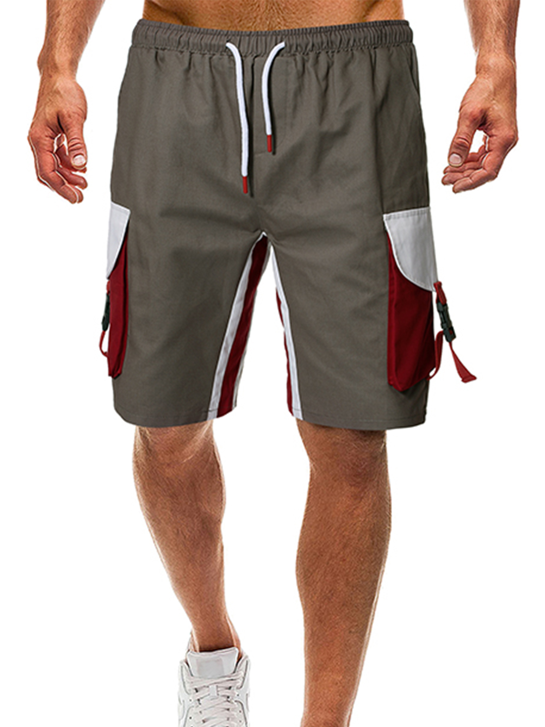 Men's Quick Dry Spliced Casual Shorts