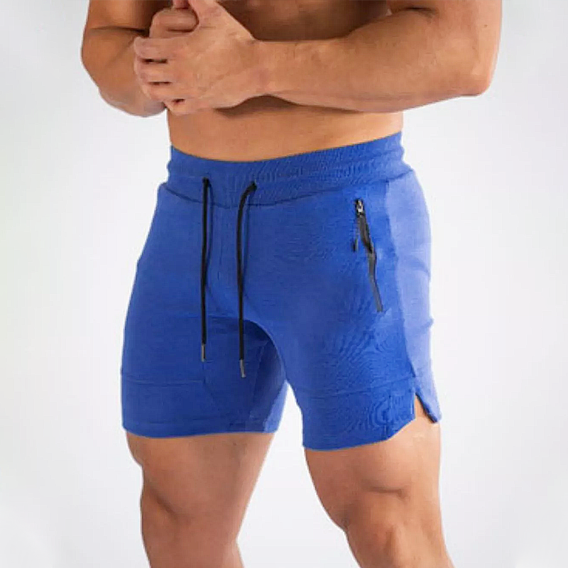 Men's Solid Color Rope Running Shorts