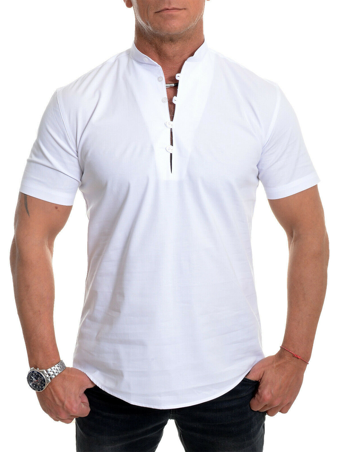 Men's Short Sleeved Casual Shirt