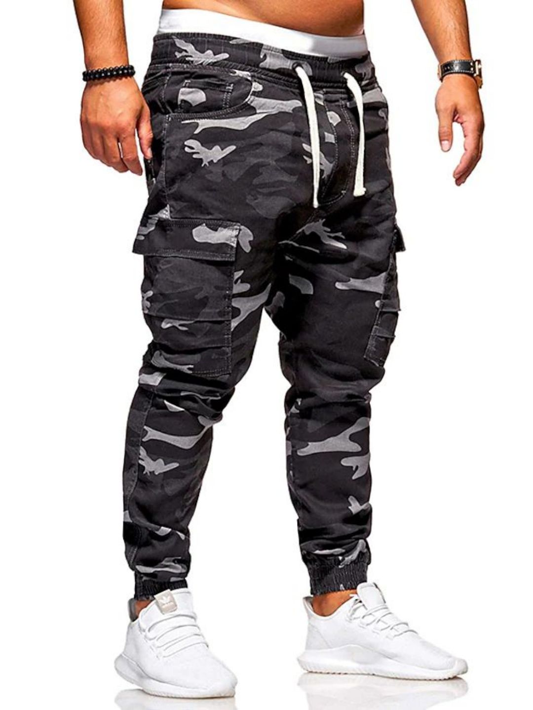 Men's Camouflage Loose Drawstring Sportspants
