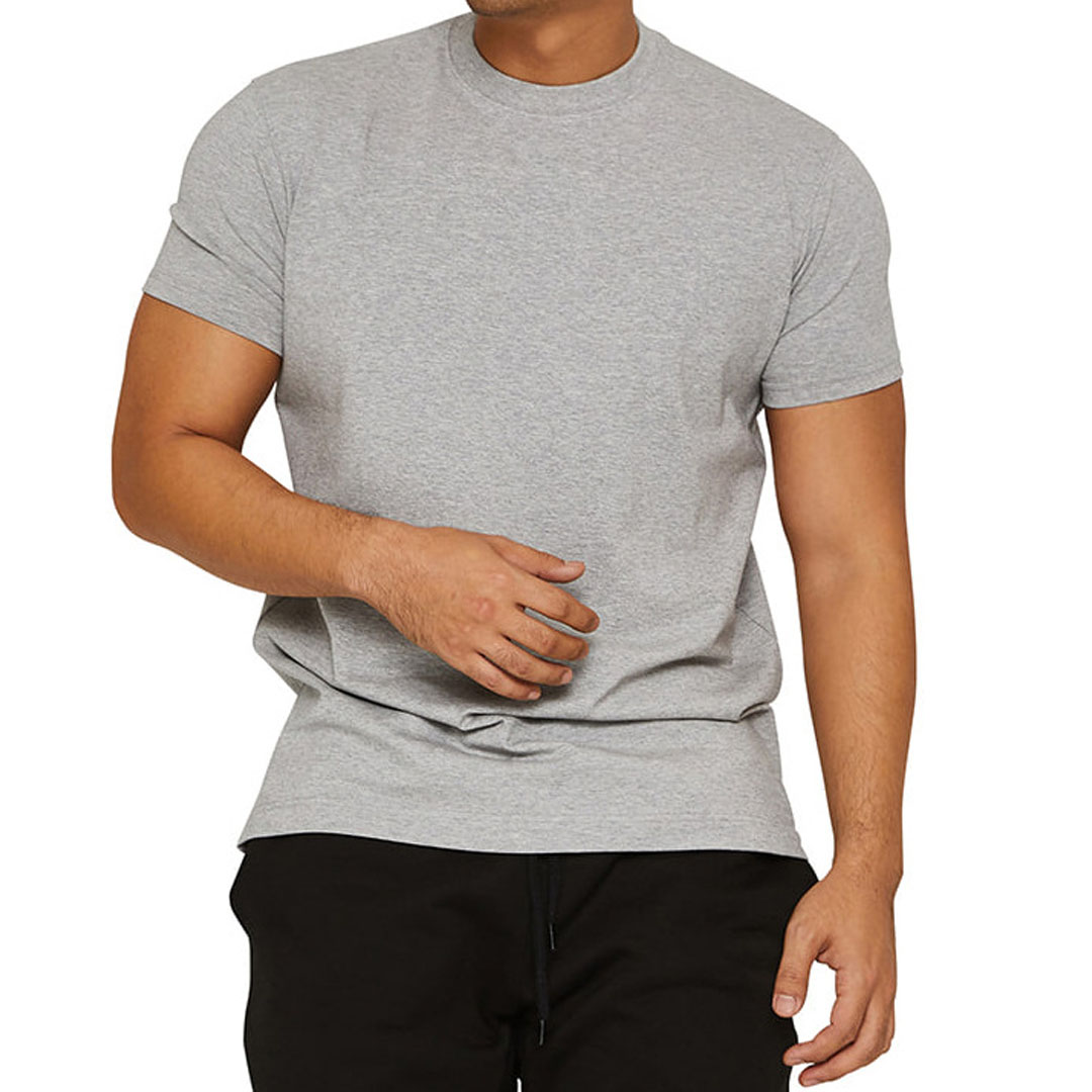 Men's Plain Cotton Stretch Sport T-shirt