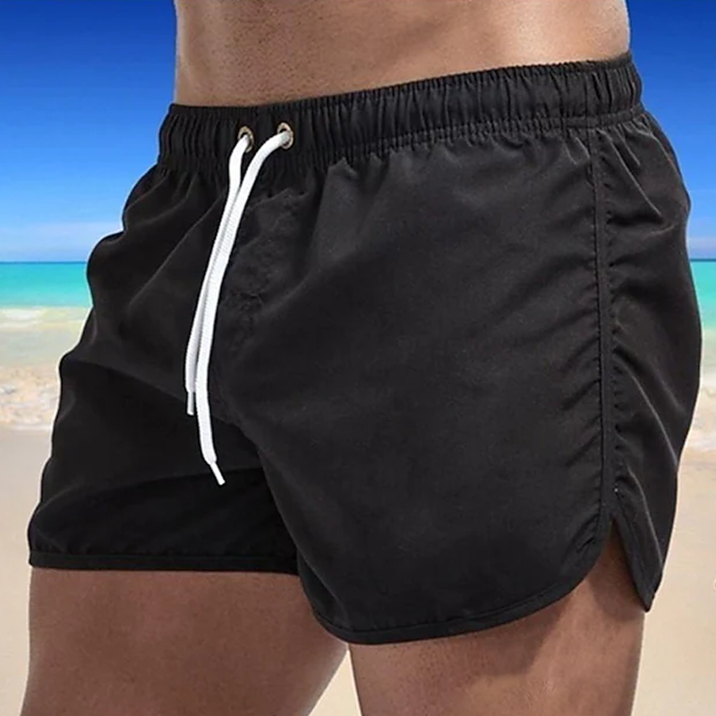 Men's Beach Polyester Quick Dry Multicolor Sports Fashion Lightweight Shorts
