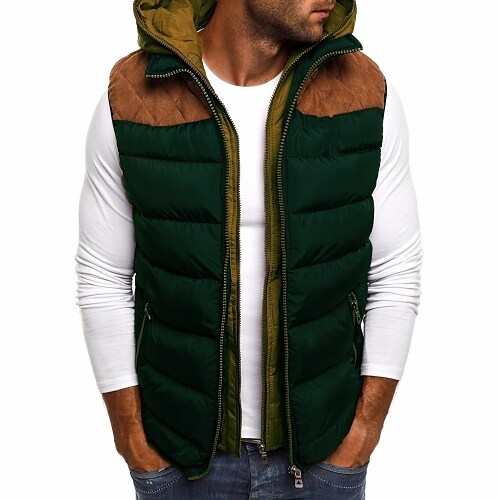 Gymstugan Puffer Vest Vest Striped Outerwear Clothing